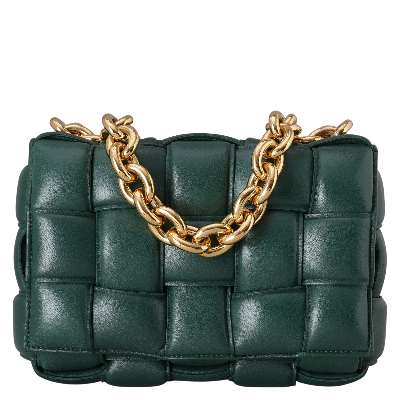 BOTTEGA VENETA(USED)보테가베네타 패딩 체인 카세트백